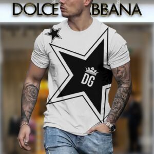 New 2024 – D Luxury Brand Premium T-Shirt Outfit For Men