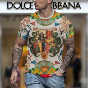 New 2024 – D Luxury Brand Premium T-Shirt Outfit For Men