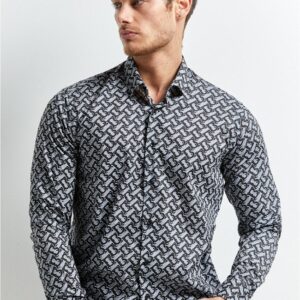 New Arrival BURBERRY Long Sleeve Button Shirt for Men Hot