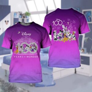 D100 Years Of Wonder 3D Unisex Tshirt - MK2102