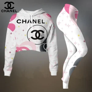 Premium Cropped Hoodie Leggings Set