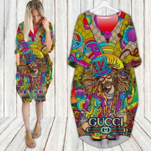 GC   Batwing Pocket Dress Luxury Brand - PM00068