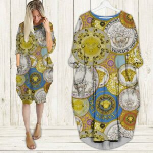 VS Batwing Pocket Dress Luxury Brand